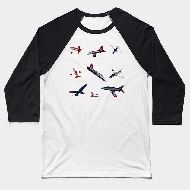 Hawk Aircraft Baseball T-Shirt by Dpe1974